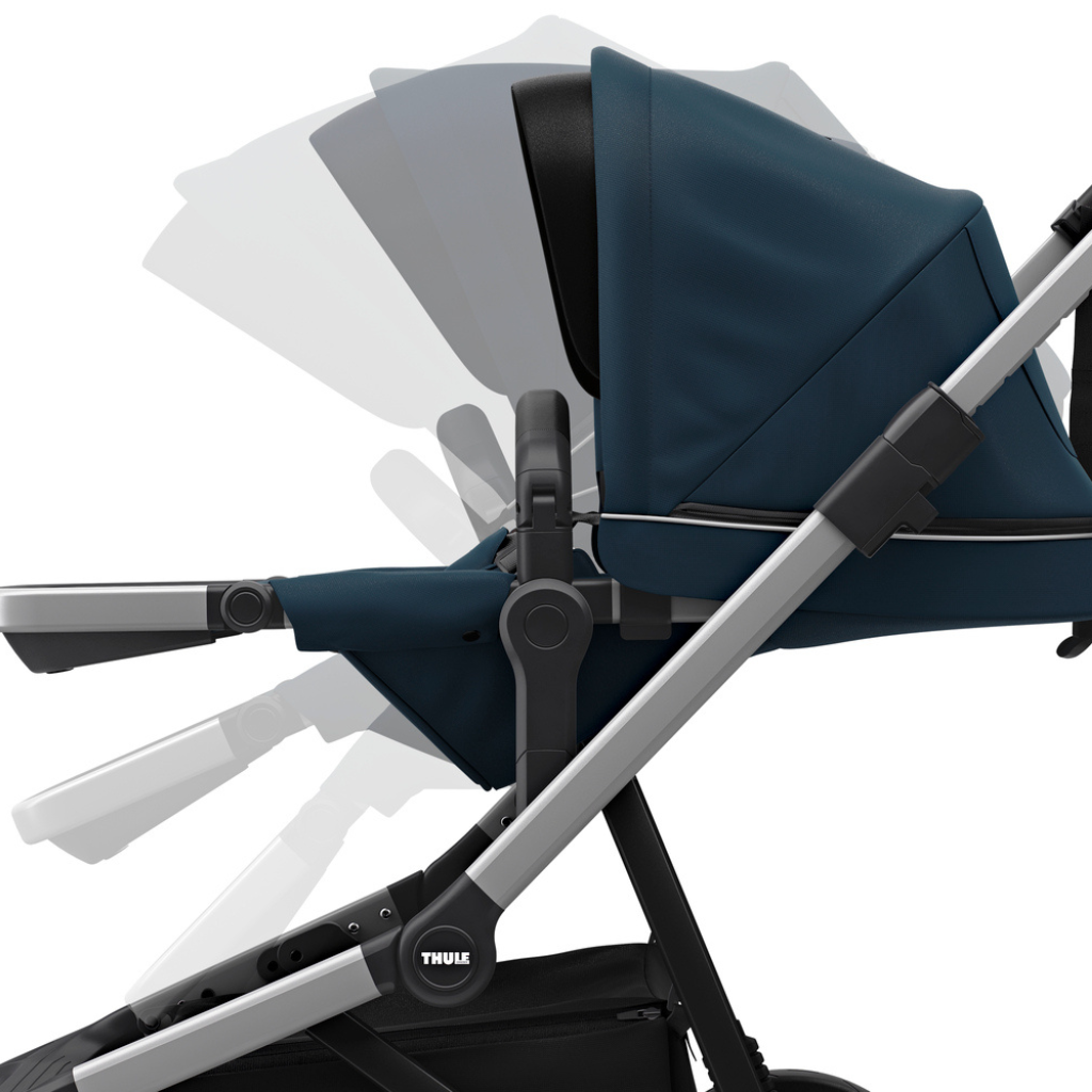Thule Poussette Sleek + nacelle Navy Blue