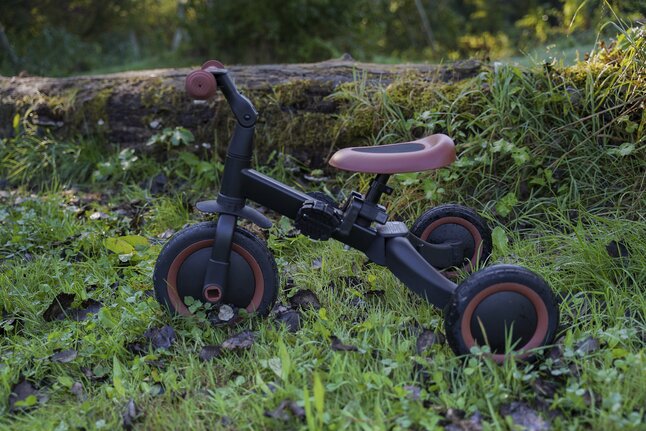 Topmark Driewieler 4-in-1 Kaya zwart