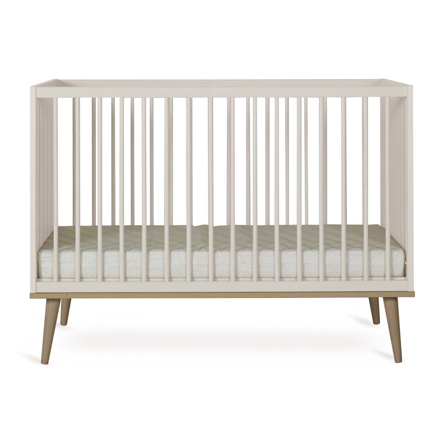 Quax Babybed Flow L 120 x B 60 cm Clay