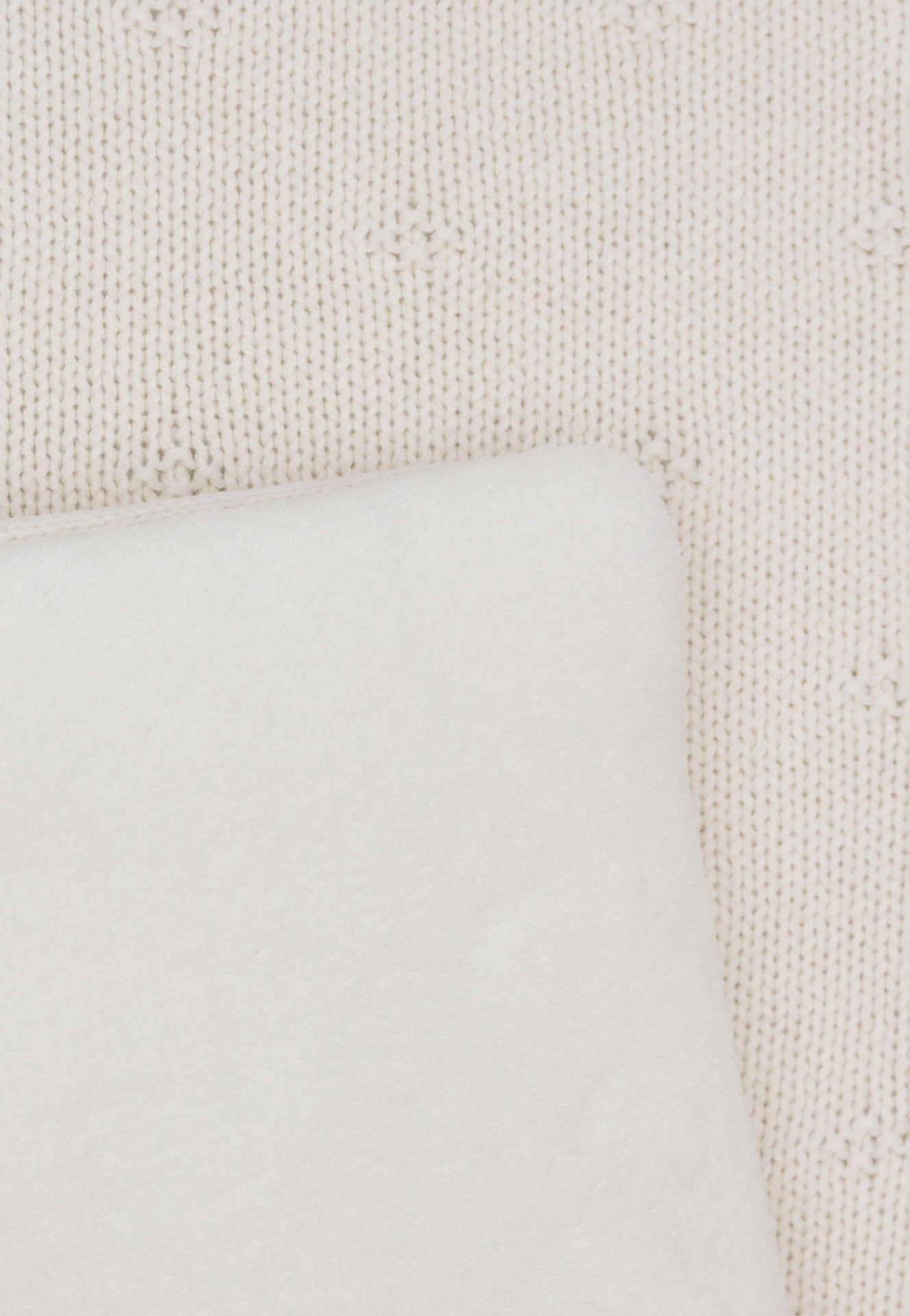 Jollein Tapis pour parc Cosy Knit Ivory Lg 75 x L 95 cm
