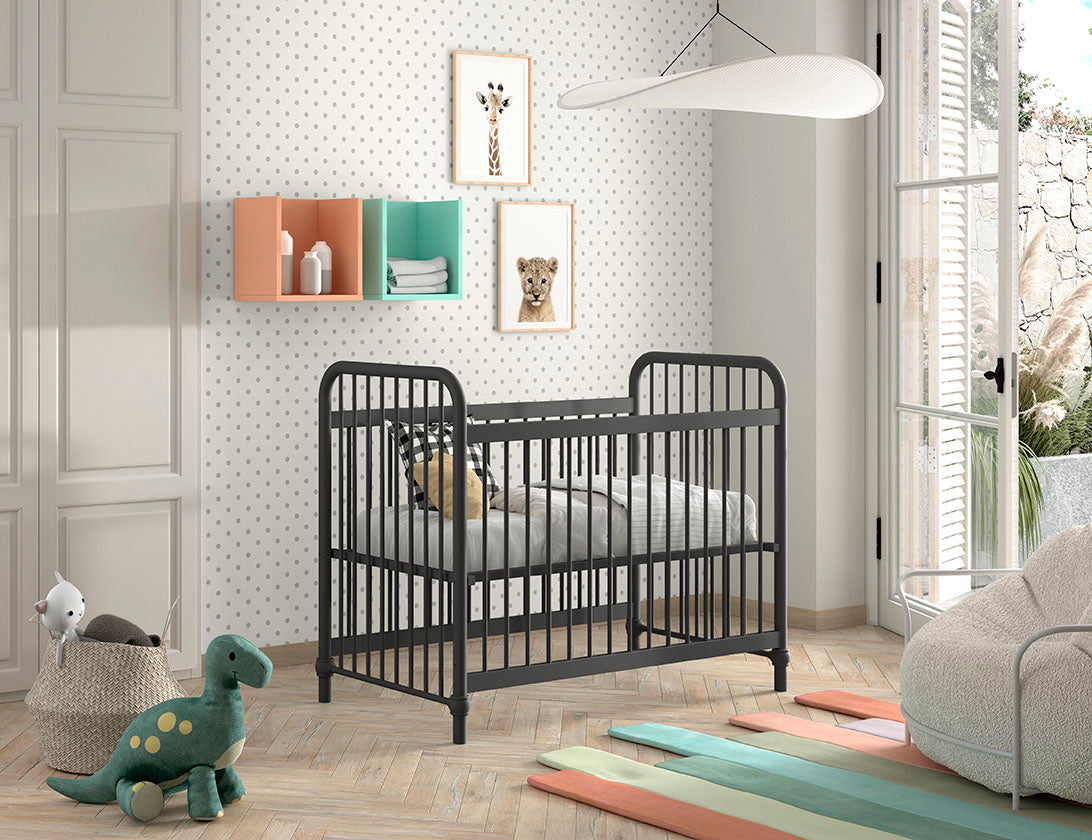Jaxx Babybed L 120 x B 60 cm Bronxx Black