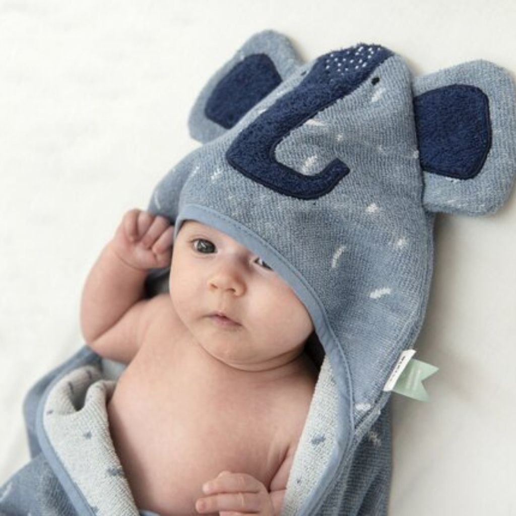 Trixie Badcape Animals Mrs. Elephant blauw