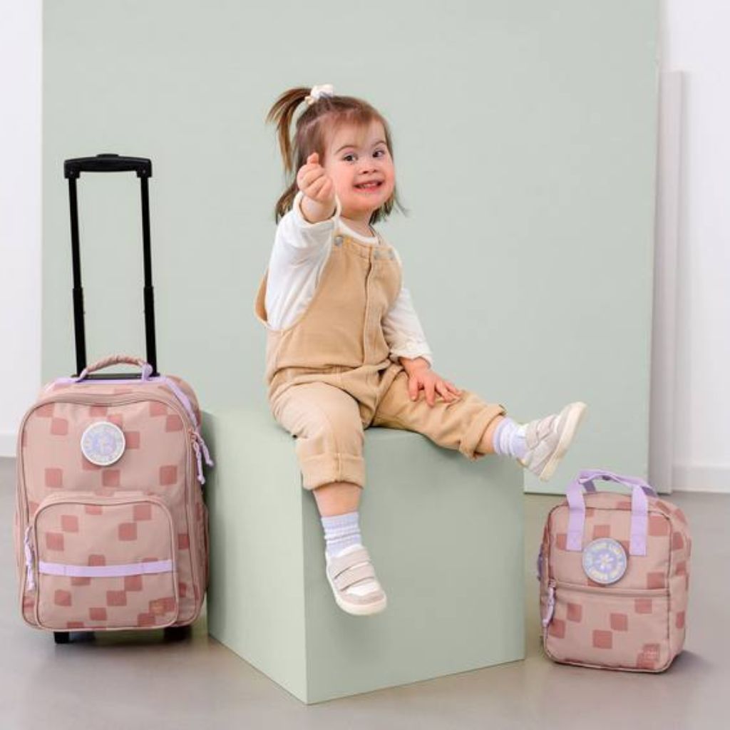 Rugzakje Mini Square Pattern Party Rose