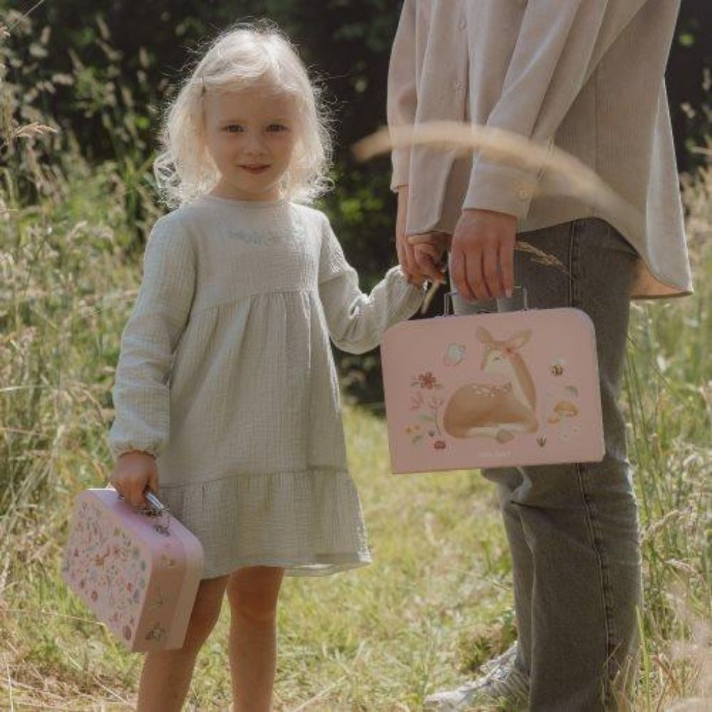 Little Dutch Mallette Fairy Garden Pink - 2 pièces