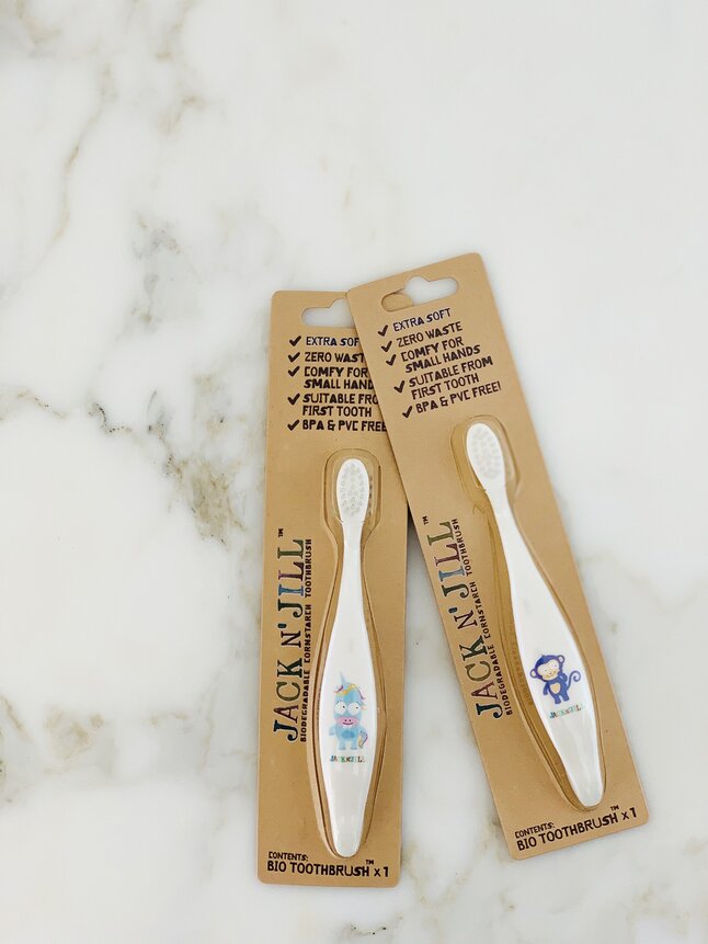 Jack N' Jill Brosse à dents bio Monkey