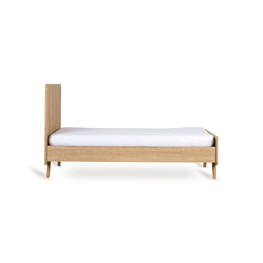 Quax Lit Enfant Loft Lit évolutif Lg 70 x L 140 cm Honey Ash