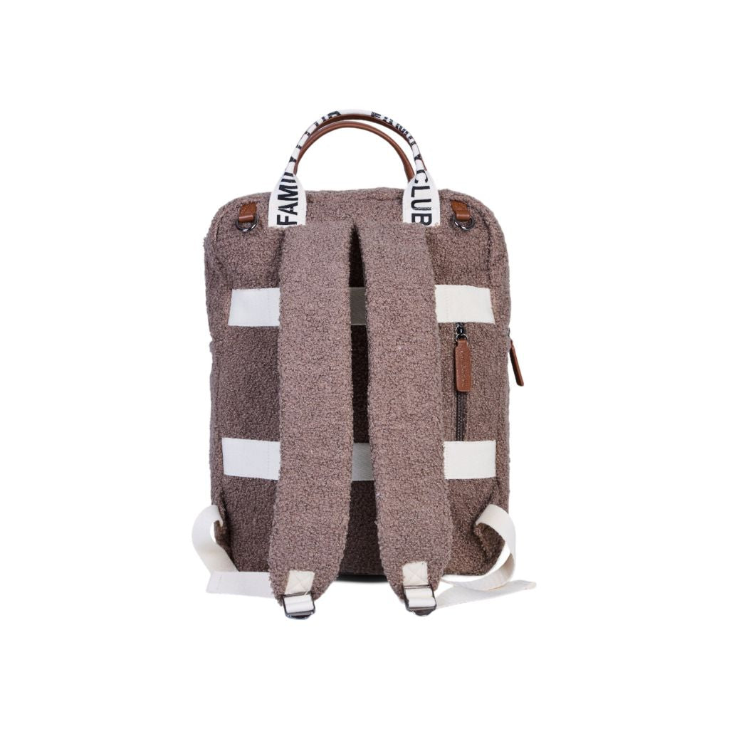 Childhome Sac à dos à langer Family Club Teddy Brun