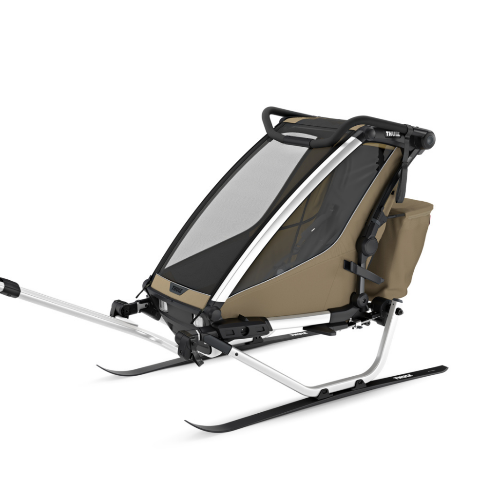 Thule Remorque de vélo Chariot Cross simple Faded Khaki