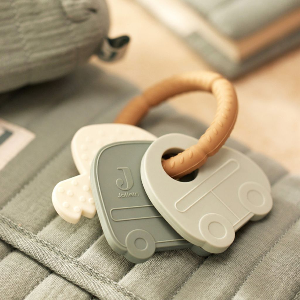 Jollein Anneau de dentition On The Go porte-clé