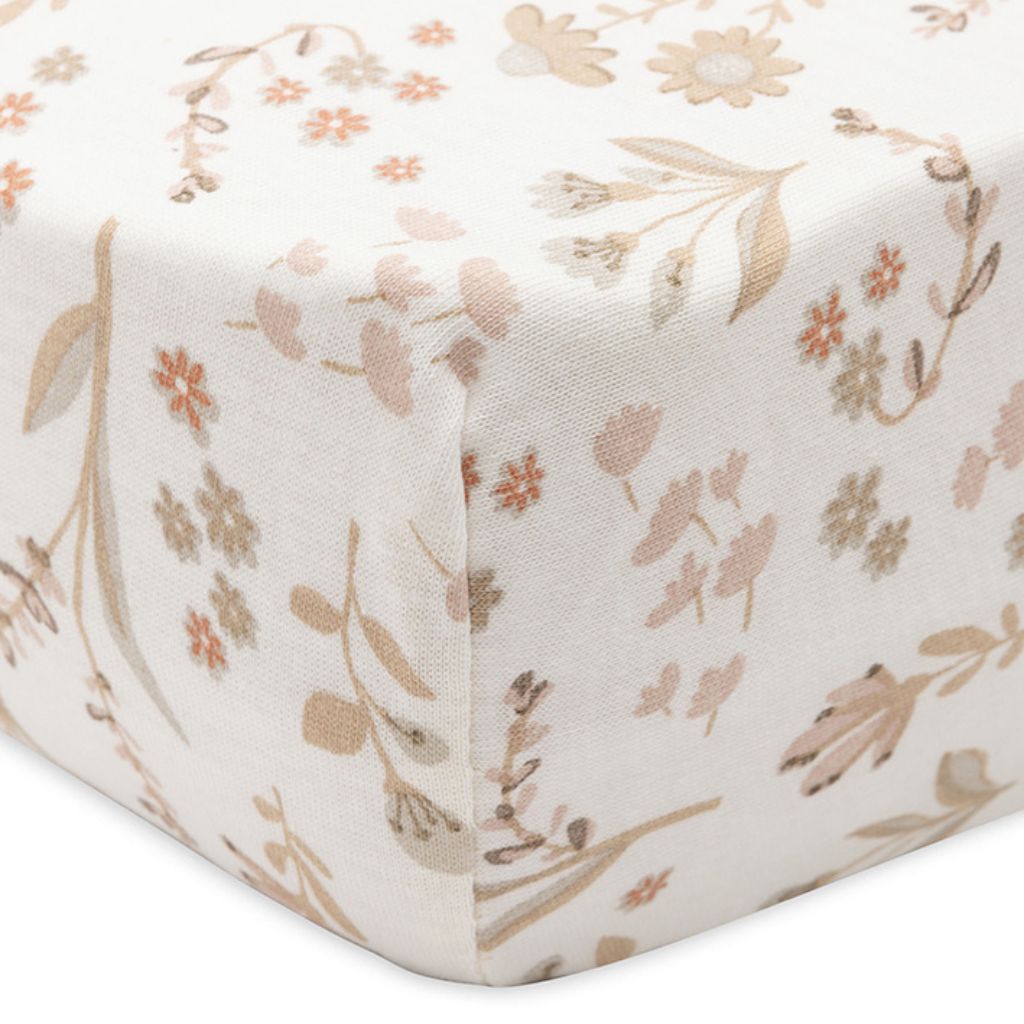 Jollein Hoeslaken voor wieg Bloomy B 40 x L 80 cm