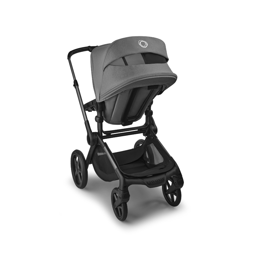 Bugaboo Poussette Fox 5 Renew avec nacelle Graphite / Moon Grey