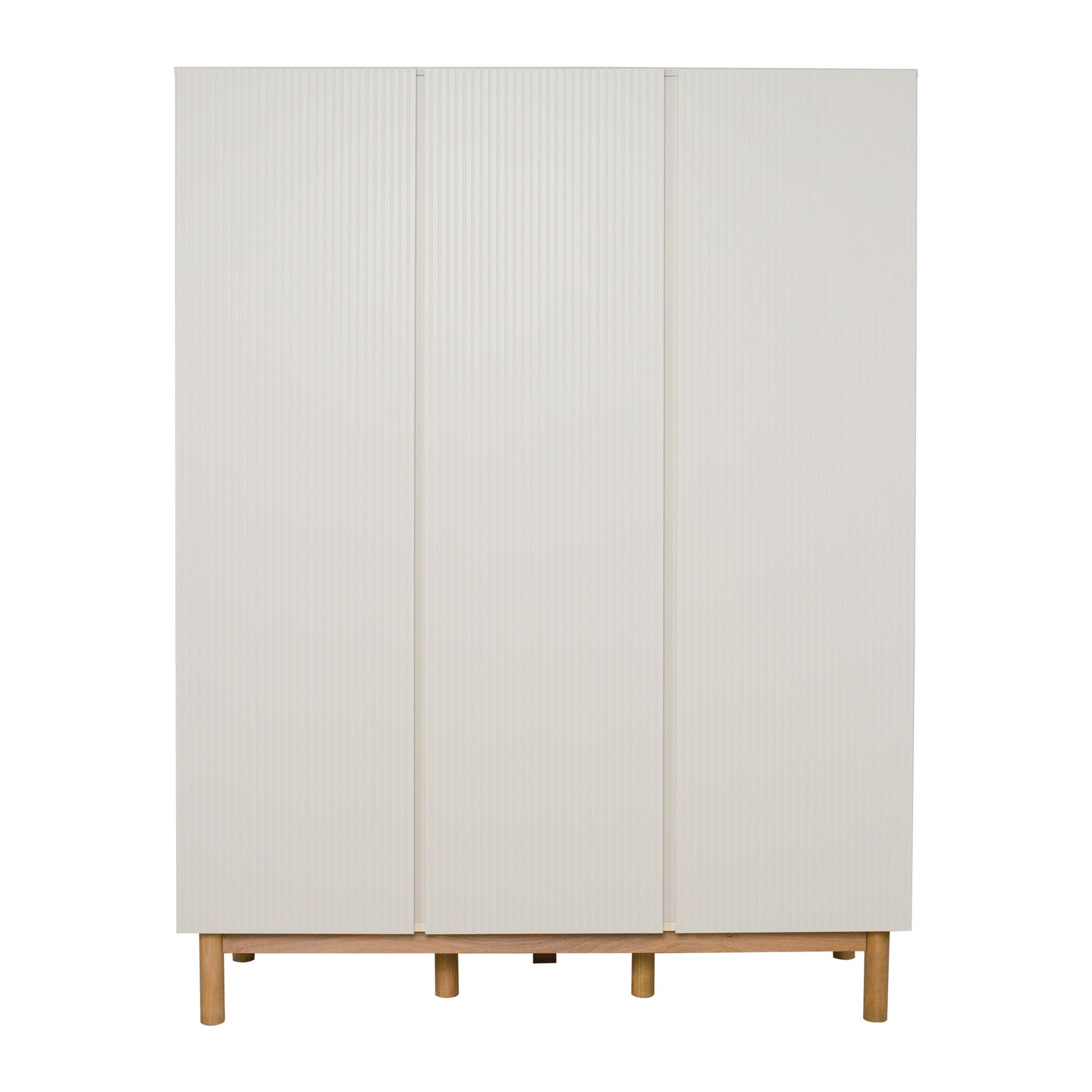 Quax Chambre de bébé 3 pièces (lit évolutif L 120 x Lg 60 cm + commode + armoire 3 portes) Mood Clay