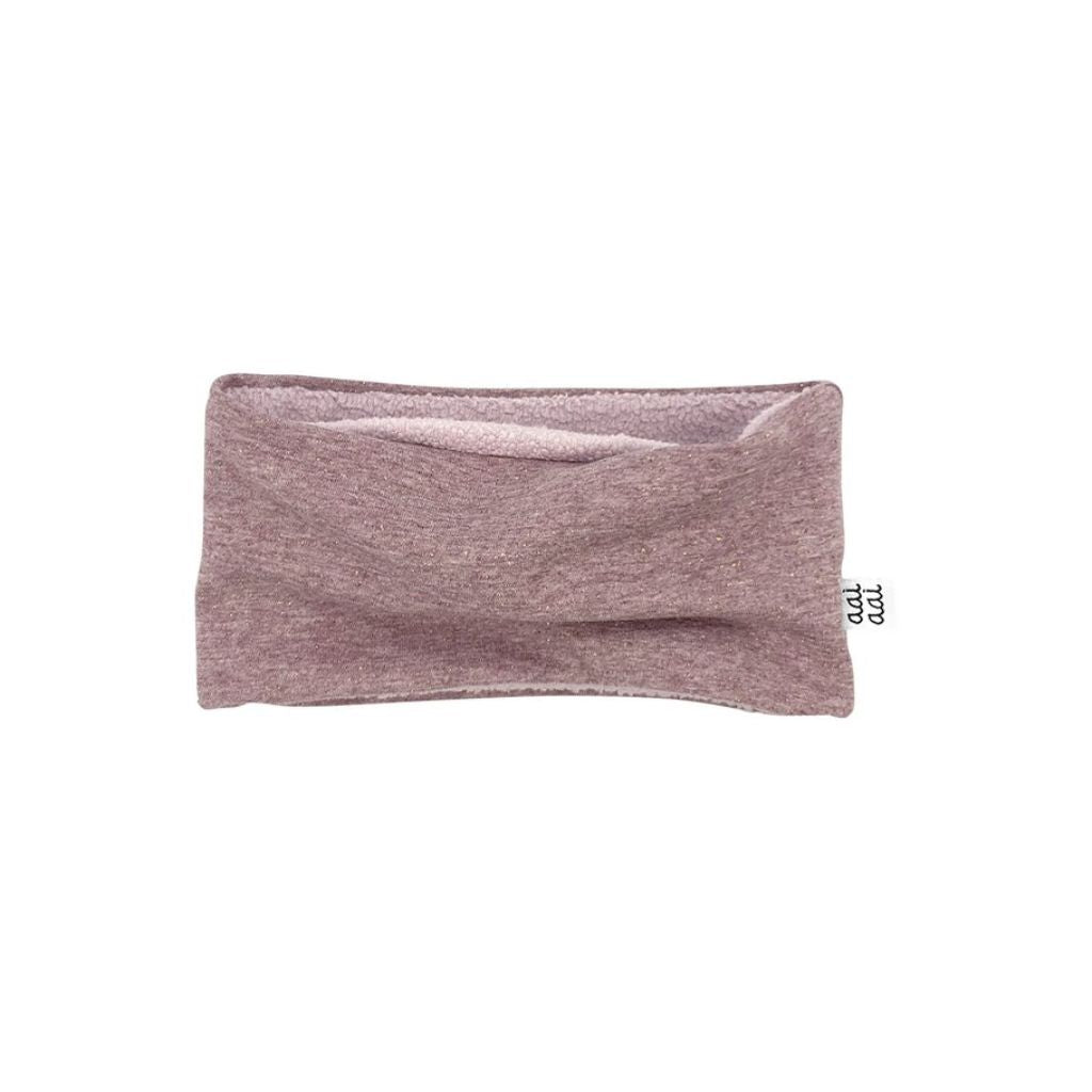 Aai Aai Sjaal teddy/fleece roze 0 tot 2 jaar