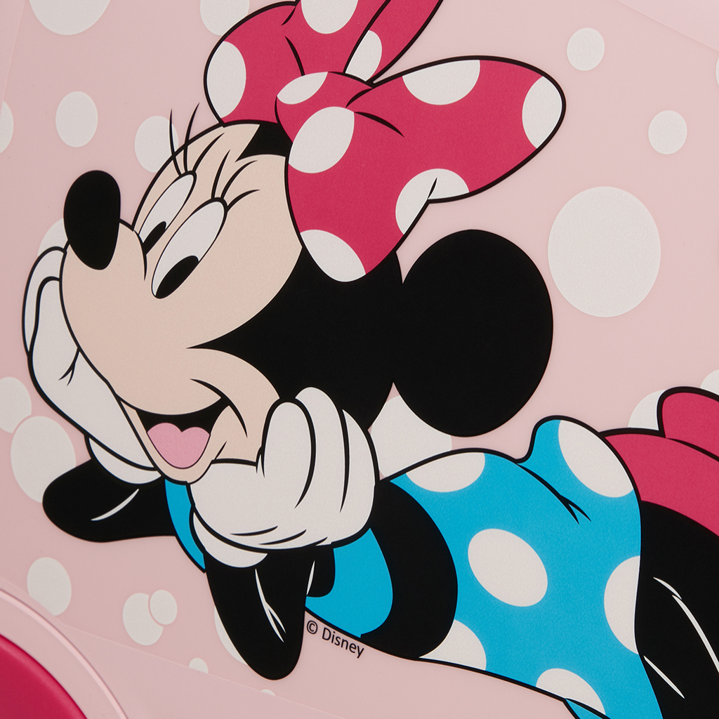 INFO+ DISNEY-RIDE-ON koffer Minnie glitter