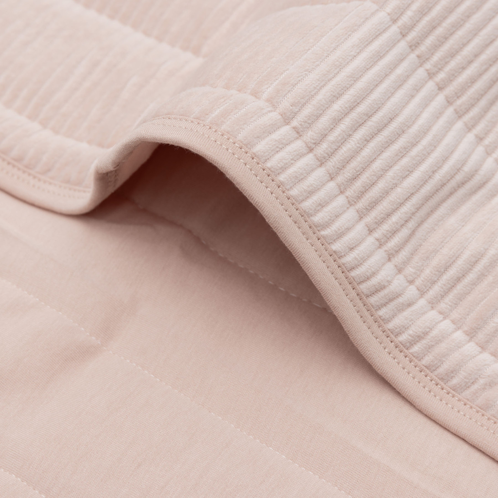 Jollein Deken voor wieg Velvet Rib Wild Rose 75 x 100 cm