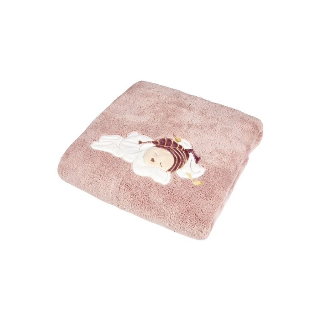 Dreambee Couverture pour lit Jules & Odette rose doux