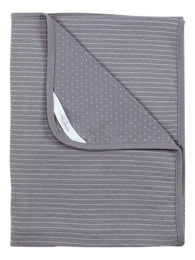 Bemini Couverture pour berceau ou parc Stripes Dunes Grey