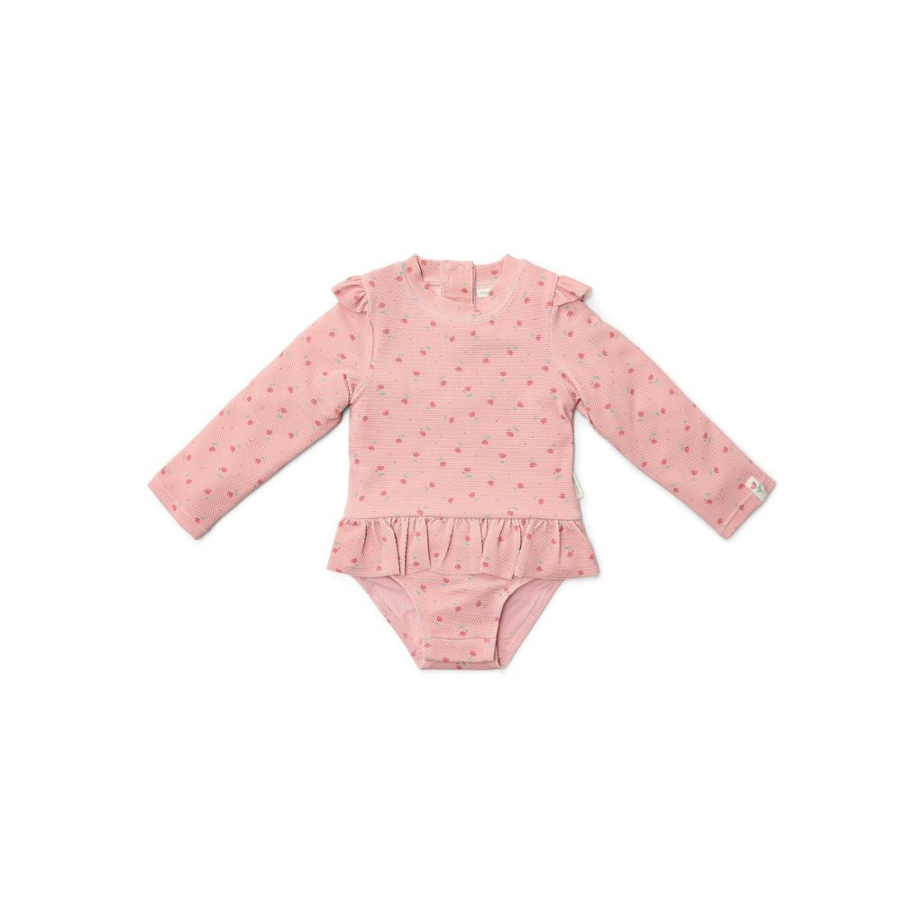 Little Dutch Badpak lange mouwen Sunny Flowers