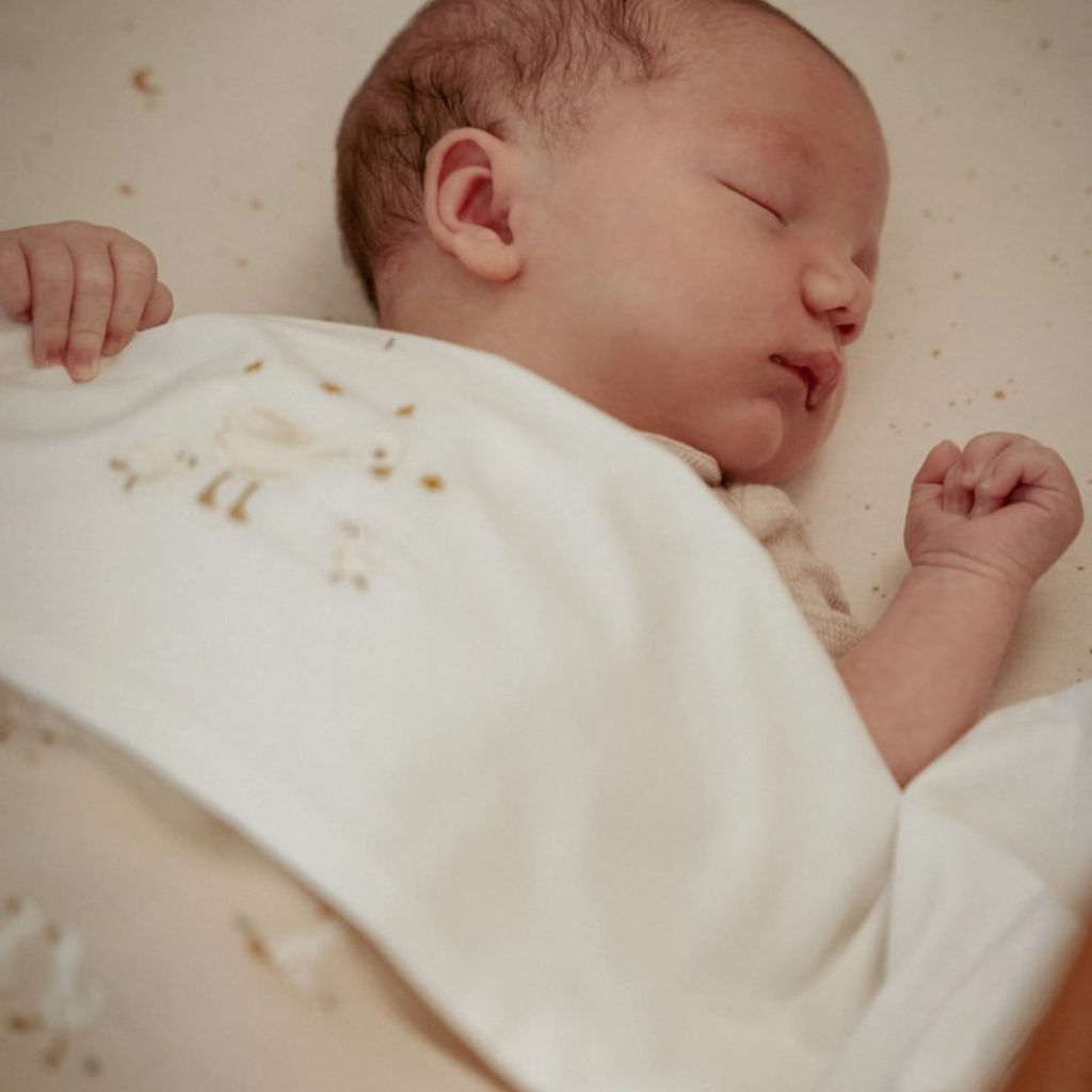 Little Dutch Drap-housse pour lit Moon & Stars blanc