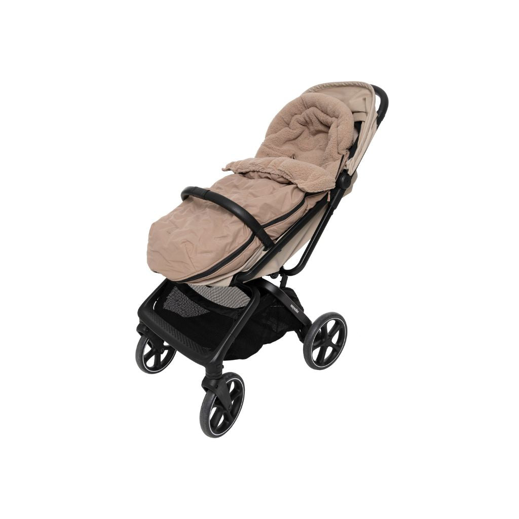 Jollein Voetenzak buggy/kinderwagen Embossed Milky Coffee
