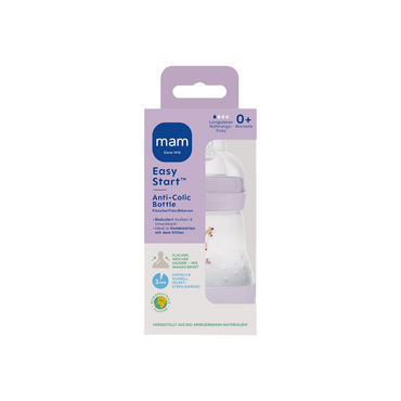 MAM Biberon anticolique Easy Start Anti-Colic Lilac 160 ml