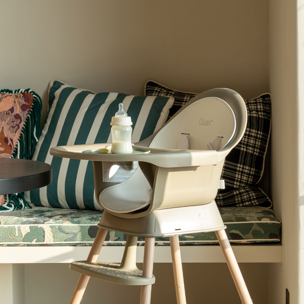 Quax Eetstoel evolutief Ultimo 3 Luxe Tijm-Naturel