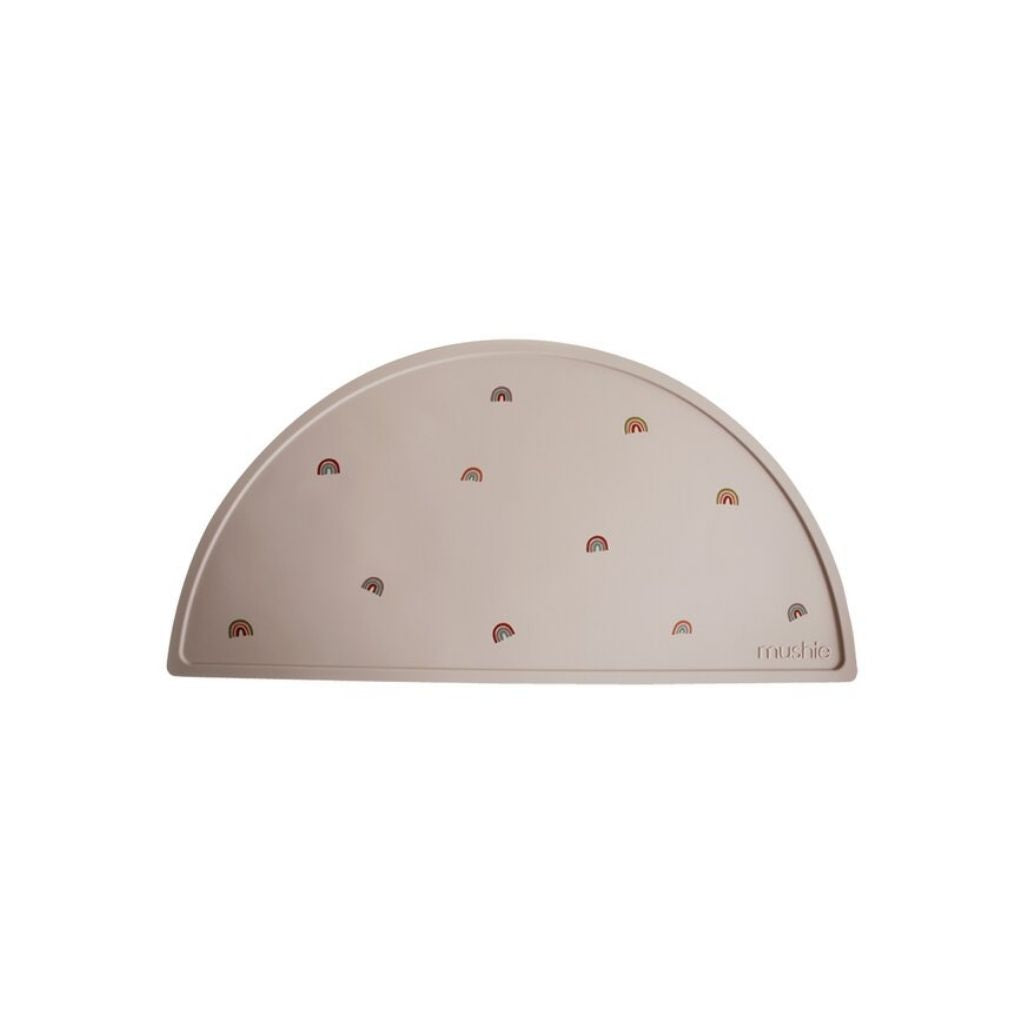 Mushie Set de table Rainbow beige