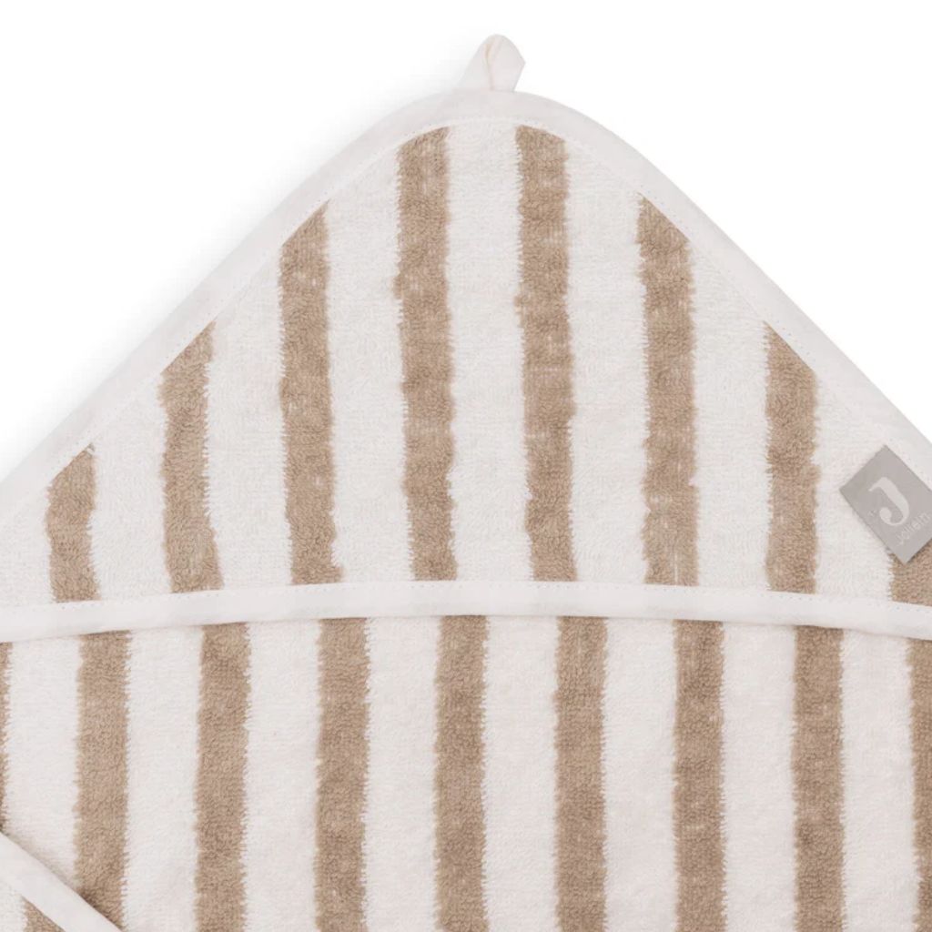 Jollein Badcape Stripe Terry Olive Green B 75 x L 75 cm