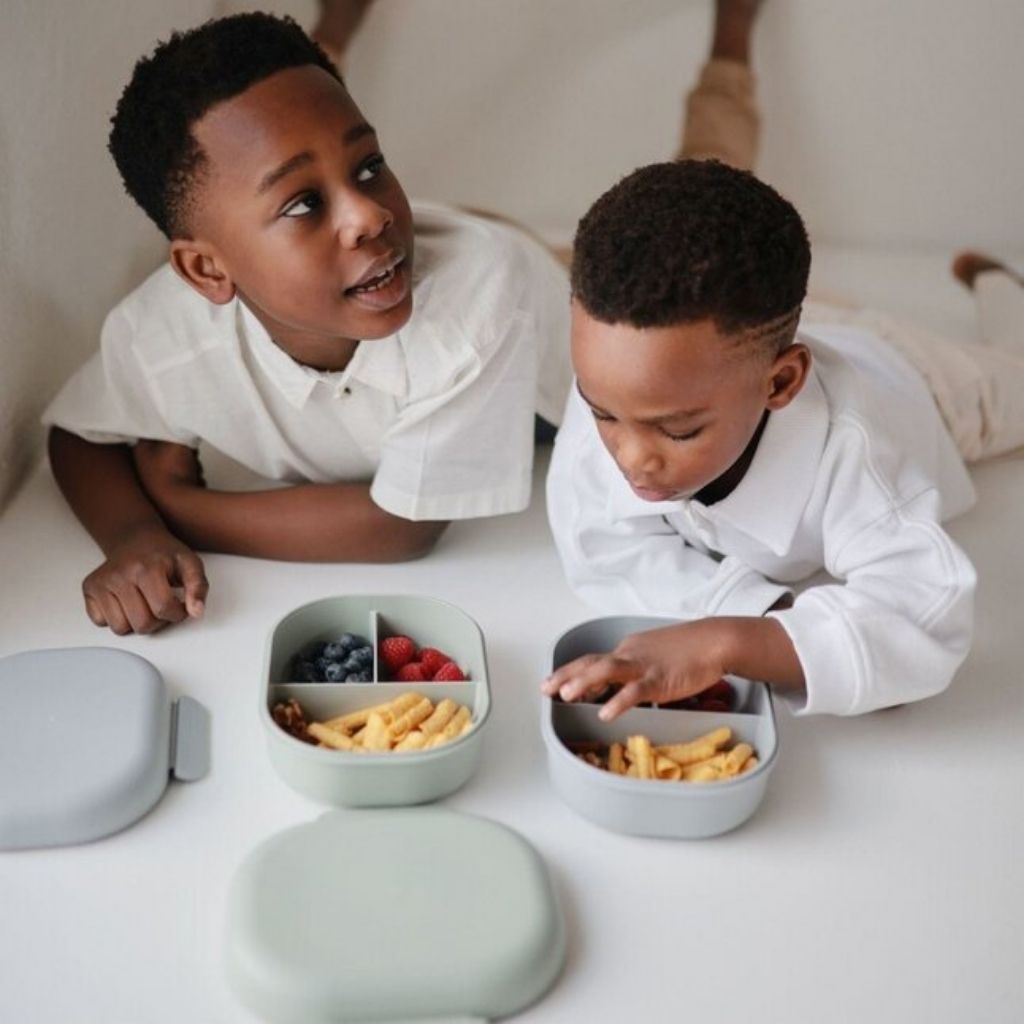 Mushie Food jar Sage