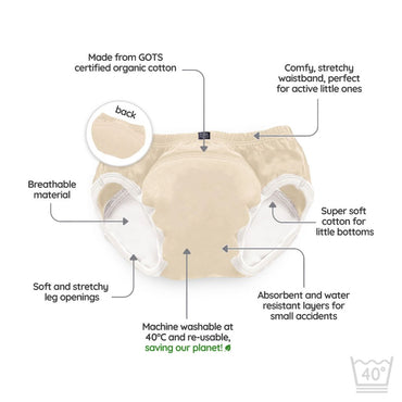 My Carry Potty Culotte d’apprentissage beige naturel 2-3 ans