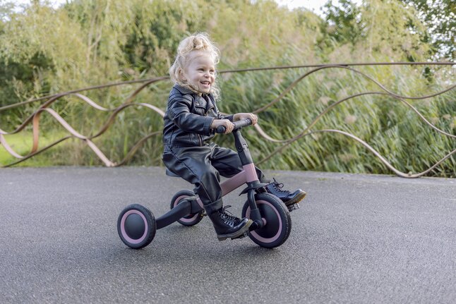 Topmark Driewieler 4-in-1 Kaya roze