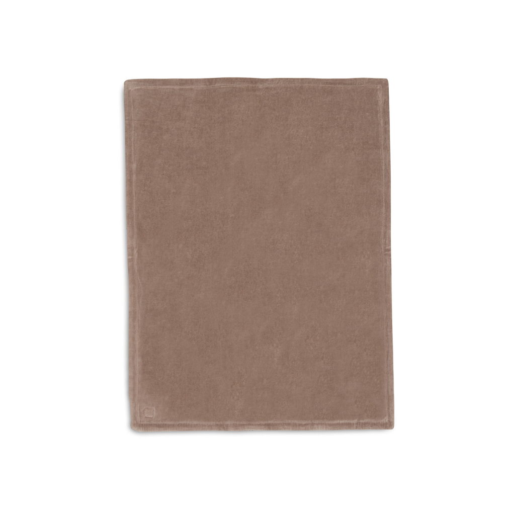 Jollein Couverture pour berceau Box Knit Milky Coffee/Velvet 75 x 100 cm