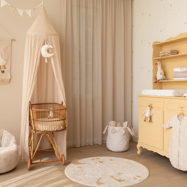 Little Dutch Grand panier de rangement Pure Soft Beige Stripes