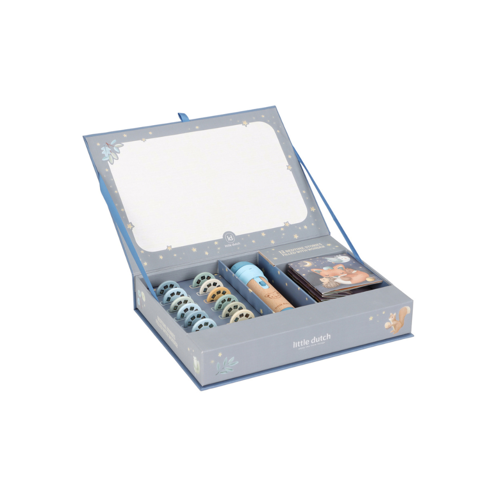 Little Dutch Projecteur d'histoires Forest Friends bleu