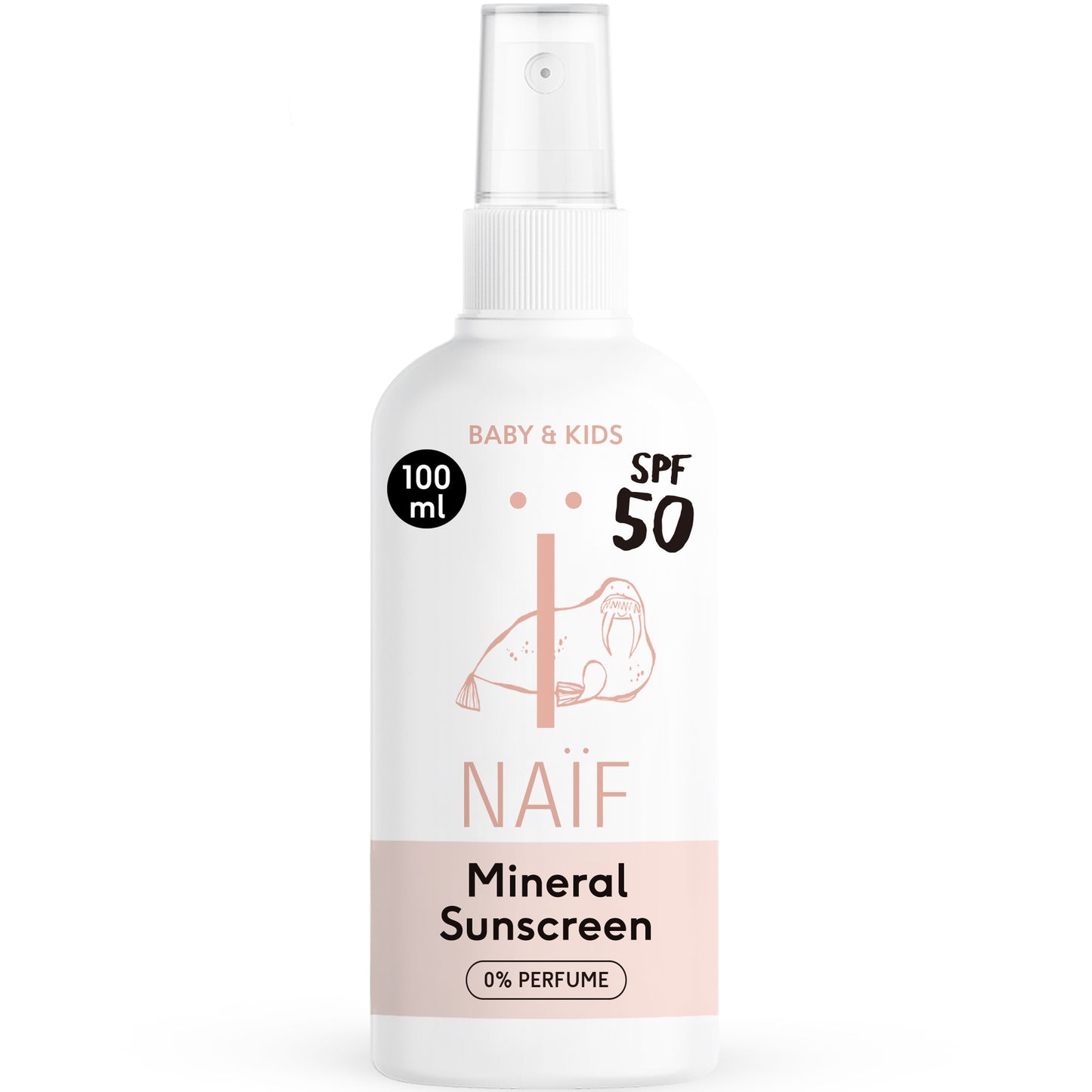Naif Spray de protection solaire SPF 5 Baby & Kids % parfum 1 ml