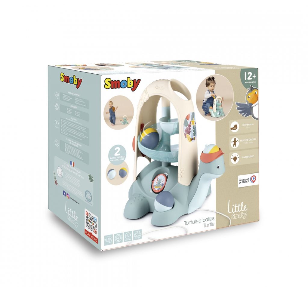Smoby Schildpad Ballenbaan met 2 Ballen
