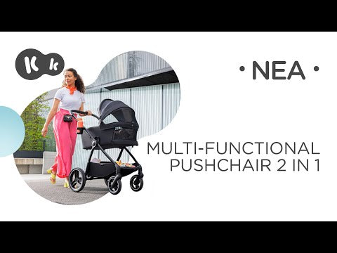 Kinderkraft Poussette 2 en 1 Nea Midnight Black