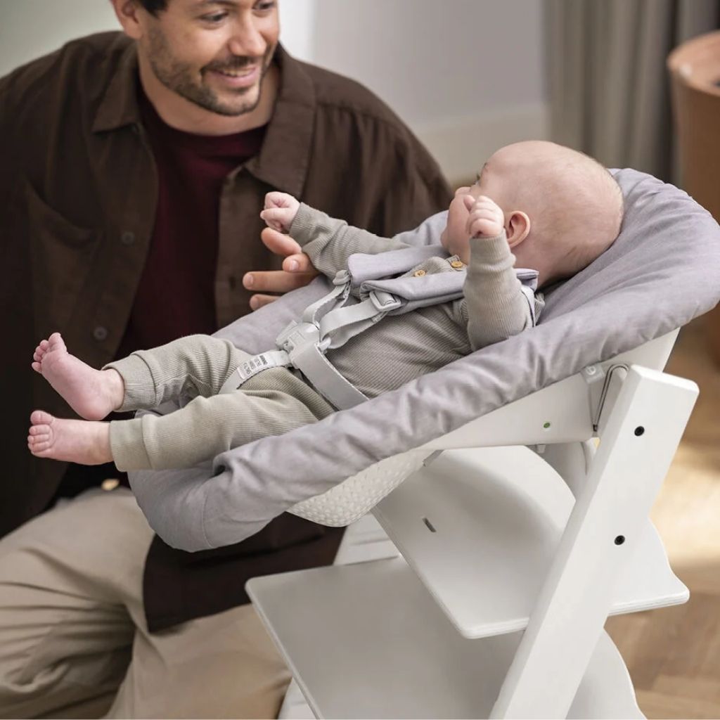 Stokke® Eetstoel Tripp Trapp® + Newborn set + Baby set² wit