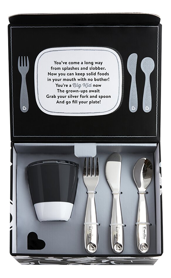 Munchkin Set repas Grow up Dining Black