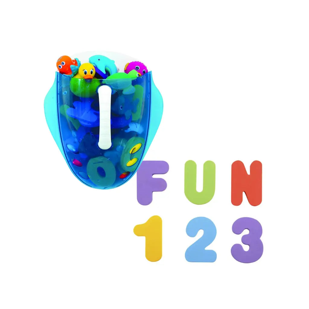 Badspeelgoedschep + Letters