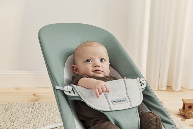 BabyBjörn Relax Balance Soft Sage/Jersey lichtgrijs
