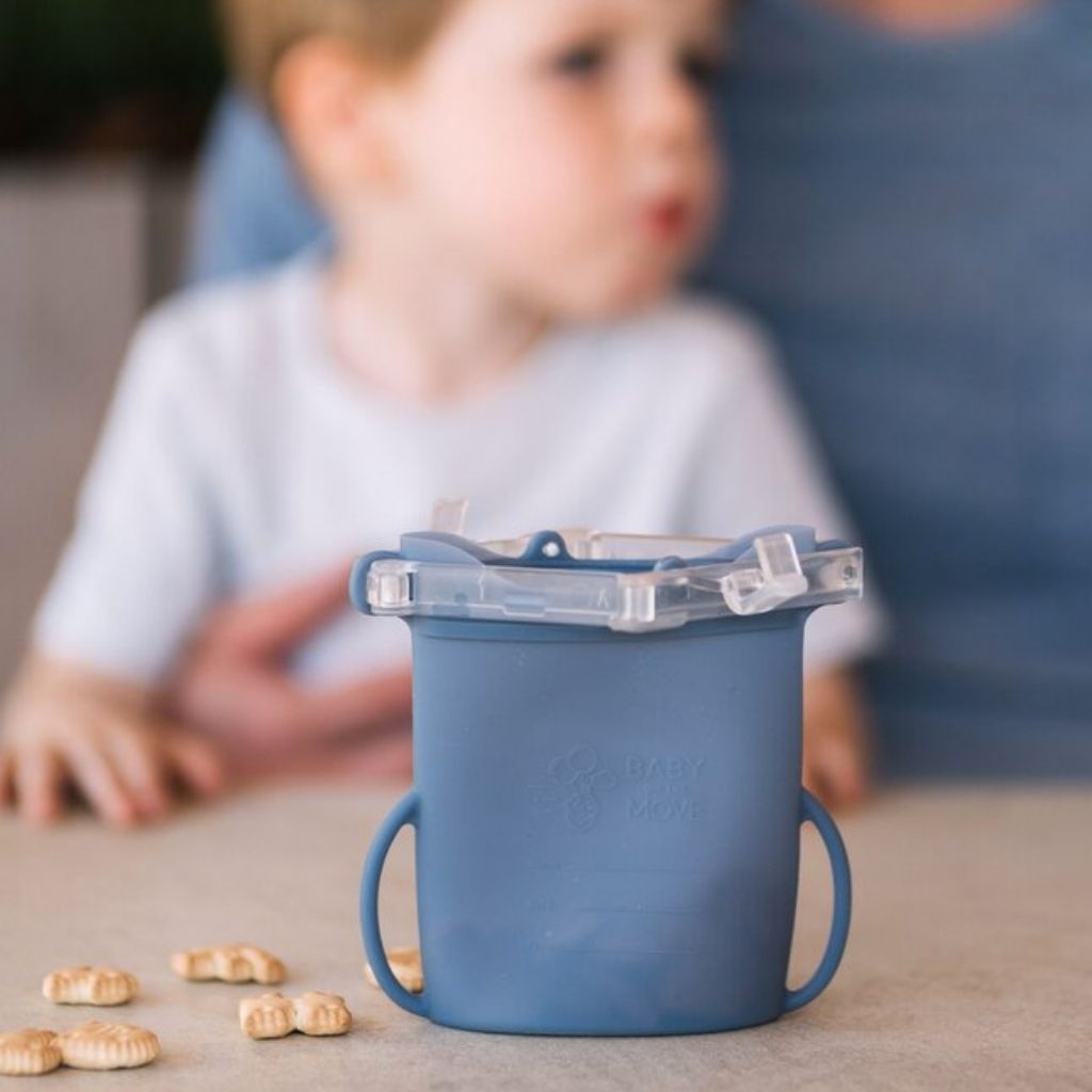 Baby on the Move Bewaarzakjes Yummy Bag Denim 230 ml - 2 stuks