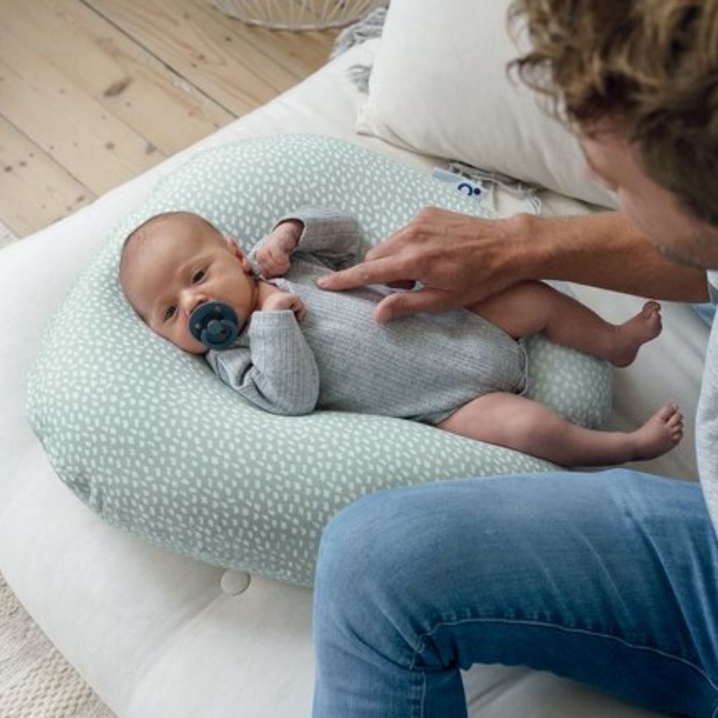 doomoo Coussin d'allaitement Softy Cloudy Kaki