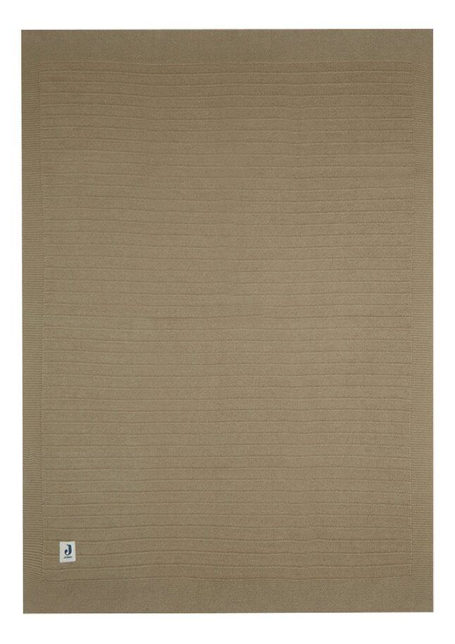 Jollein Couverture pour berceau ou parc Pure Knit Biscuit
