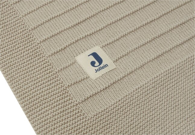 Jollein Deken voor bed Pure Knit Nougat