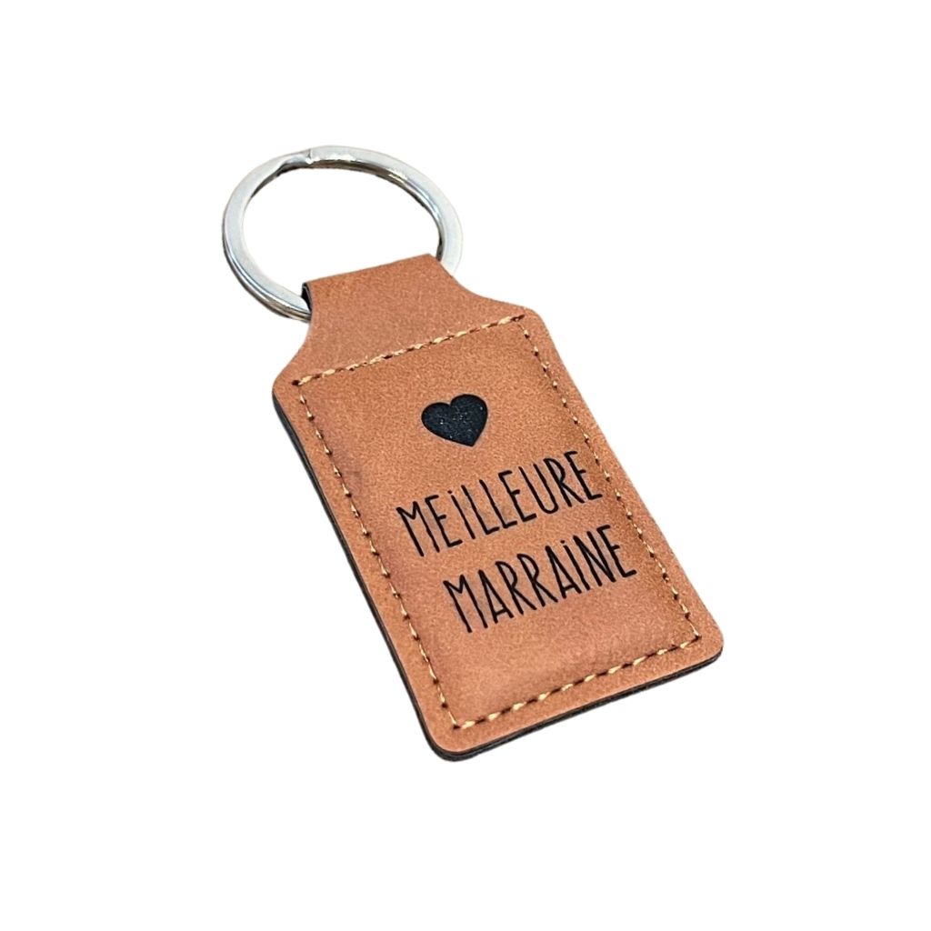 Dotti Sleutelhanger Leather Meilleure Marraine