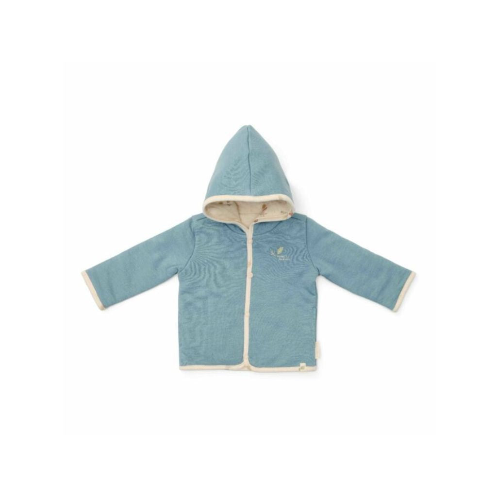 Little Dutch Jasje Omkeerbaar Forest Friends Stone Blue