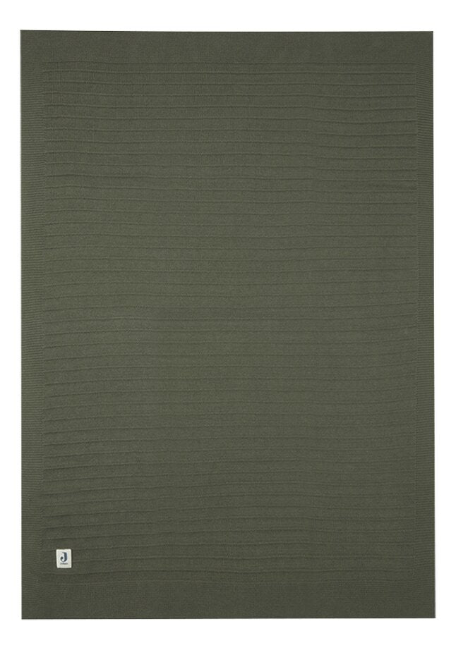 Jollein Couverture pour lit Pure Knit Leaf Green