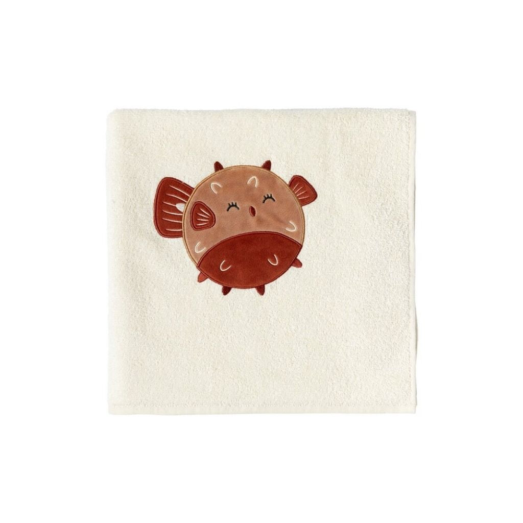 Dreambee Drap de bain Billie poisson-ballon beige