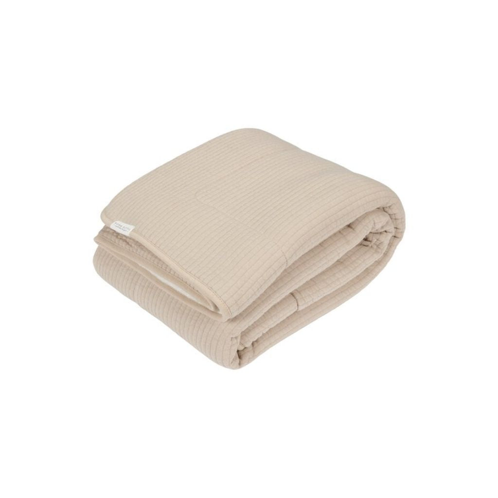 Little Dutch Couverture pour berceau ou parc Pure beige